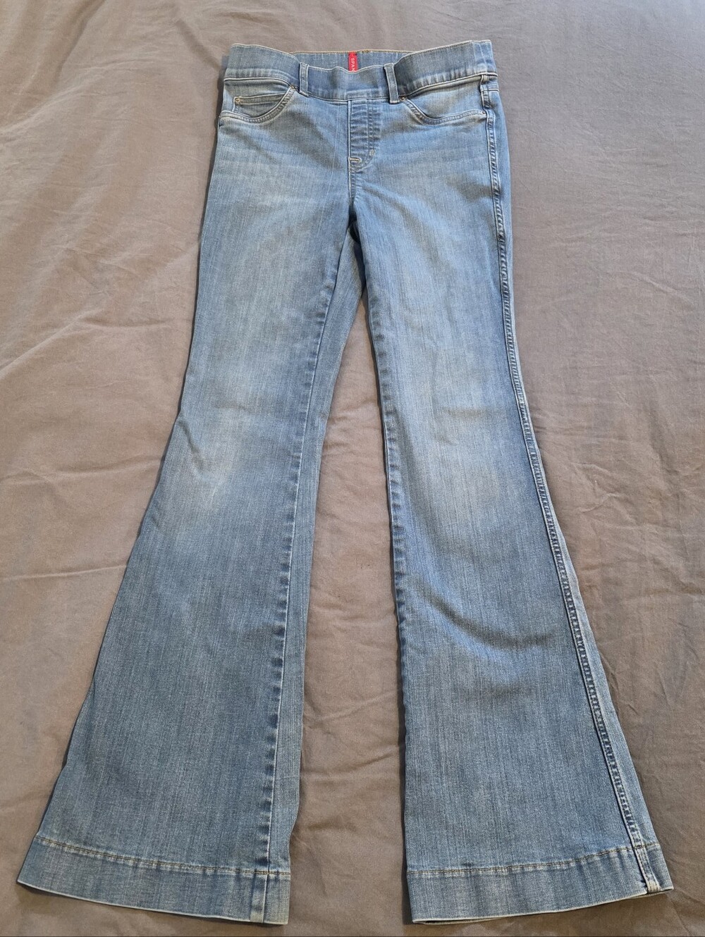 SPANX Light Wash Bootcut Flare Jeans